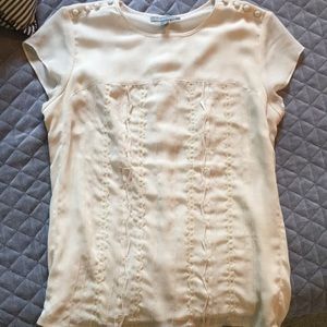 Tinley Road ivory lace top - Small
